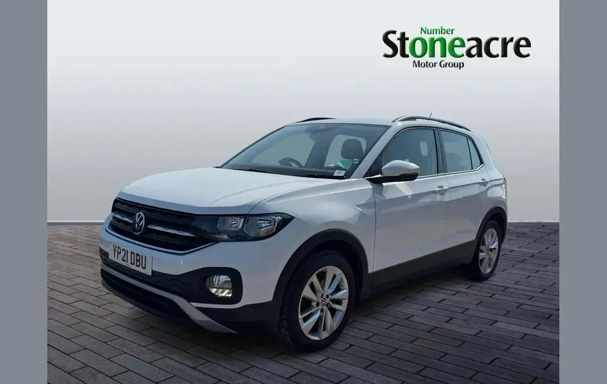 Used VW T-Cross SE 108 HP (79 kW) 2021 White SUV
