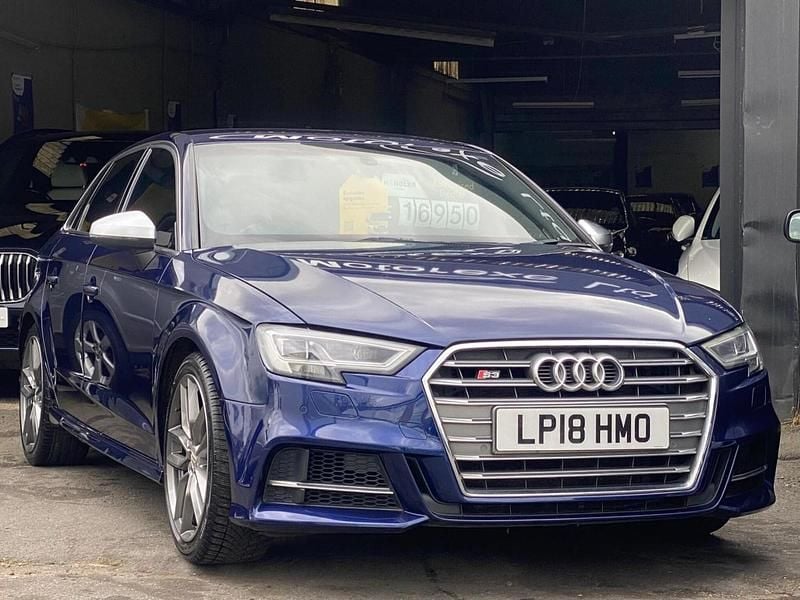 Used Audi S3 Sportback Advanced 2018 Blue Hatchback
