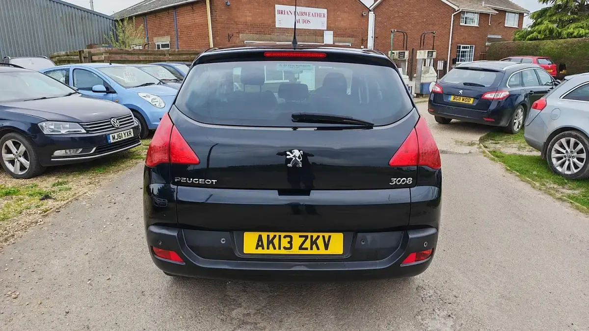 Used Peugeot 3008 Active 2013 Black Estate