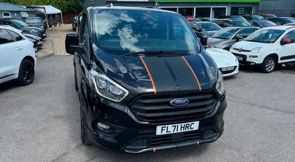 Used Ford Transit Custom Sport 185 HP (136 kW) 2021 Black Van