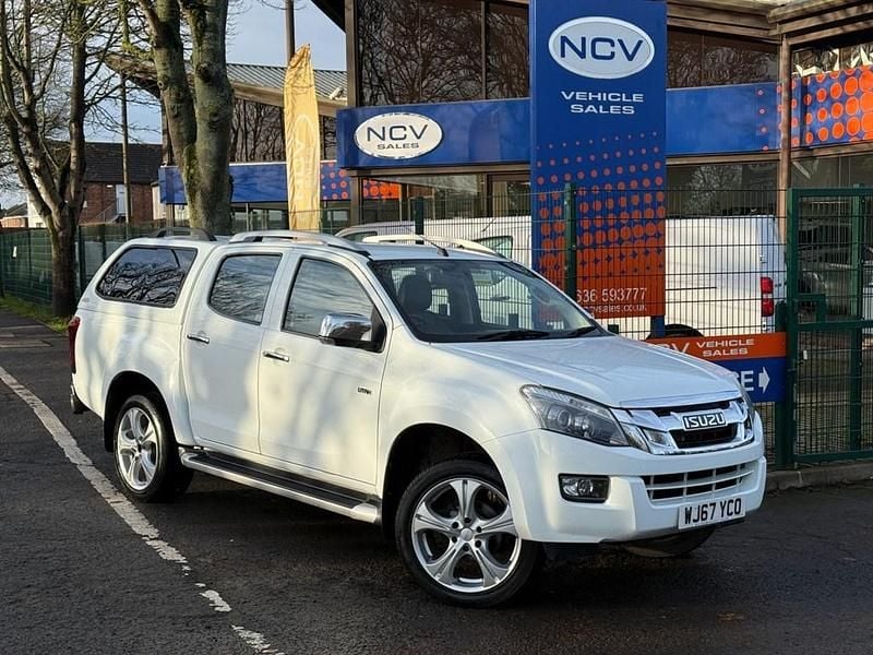 White Used 2017 Isuzu D-Max Pickup | £18,990 (Expensive) - Image 1/3