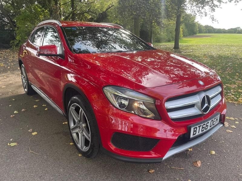 Red Used 2016 Mercedes GLA220 AMG line SUV | £13,995 (Fair price) - Image 1/4