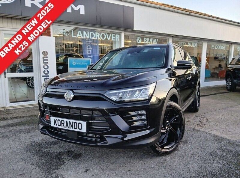 Black New 2025 Ssangyong Korando Hatchback | £27,995 (A bit pricey) - Image 1/4