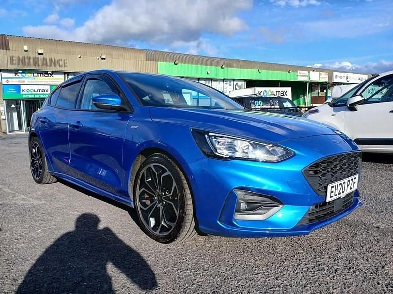 Blue Used 2020 Ford Focus ST-Line X Hatchback | £12,995 (Fair price) - Image 1/4