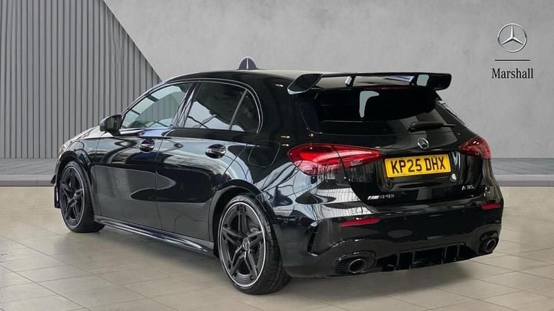 Used Mercedes A35 AMG Premium Plus 306 HP (225 kW) 2025 Cosmos black metallic