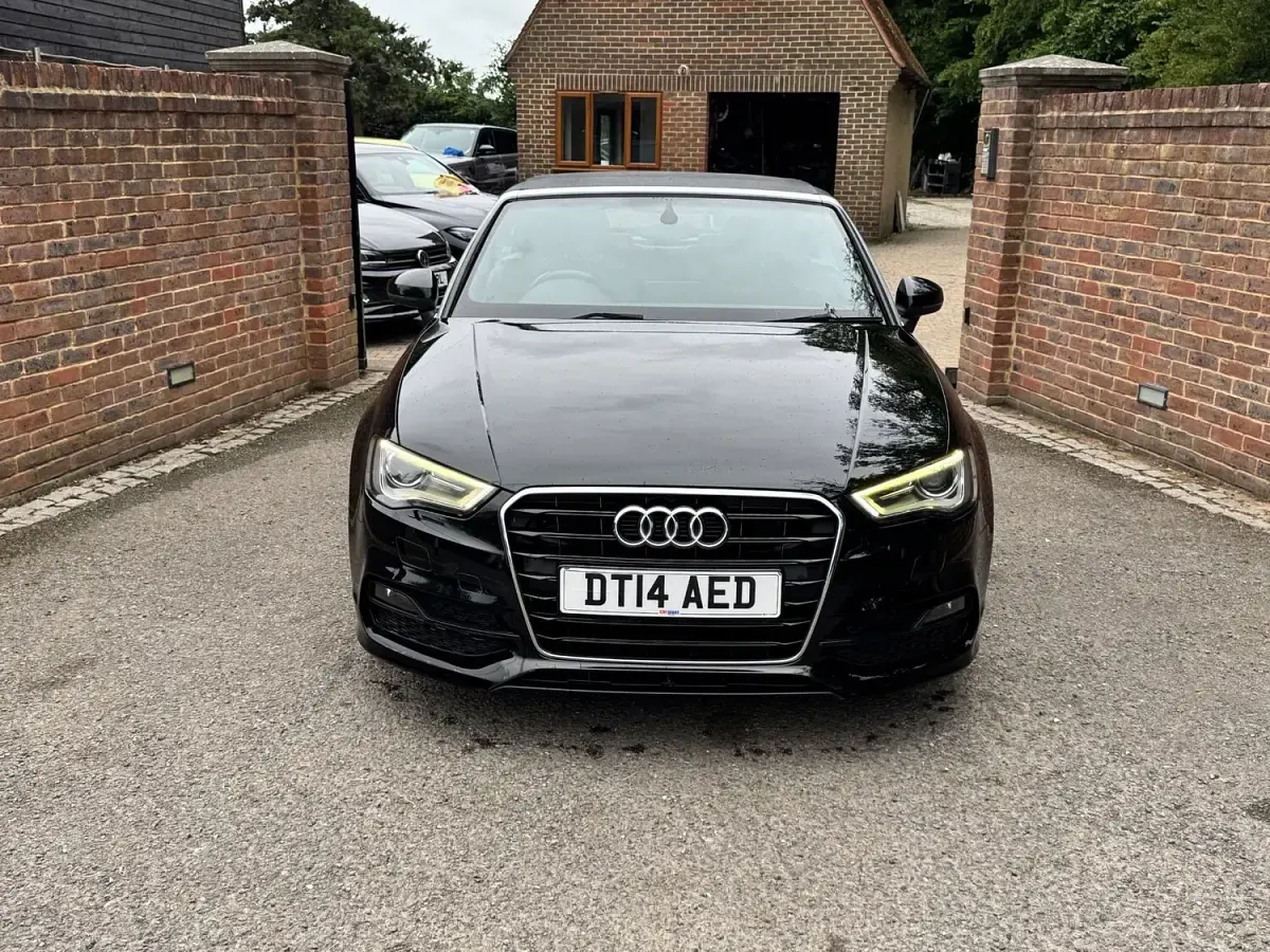 Used Audi A3 Cabriolet S-Line 150 HP (110 kW) 2014 Black Cabriolet