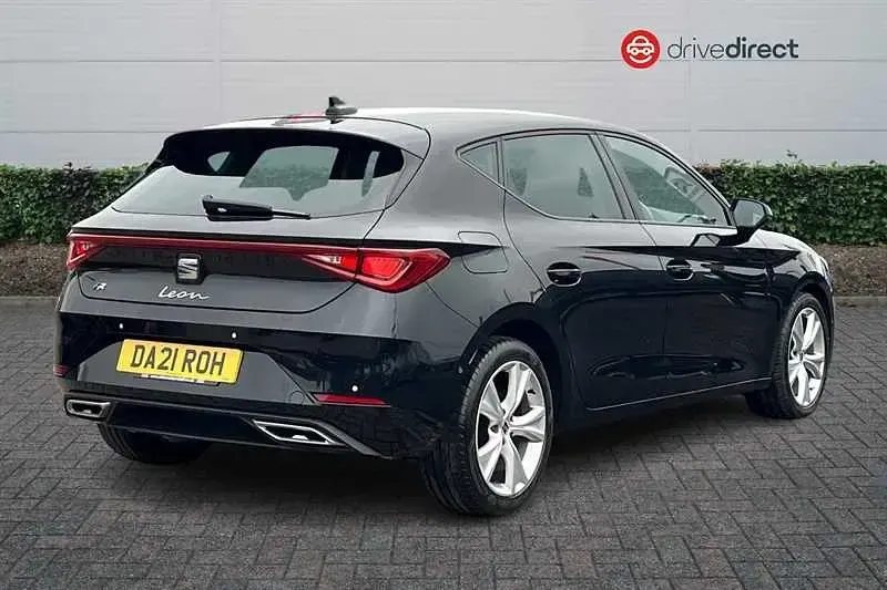 Used Seat Leon FR 150 HP (110 kW) 2021 Black Hatchback