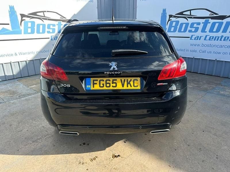 Used Peugeot 308 GT-line 120 HP (88 kW) 2015 Black Hatchback