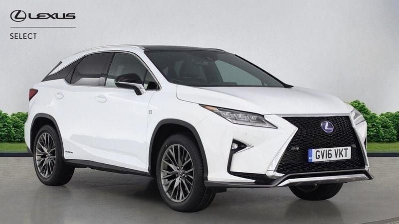 White Used 2016 Lexus RX450h Sport Line SUV | £21,450 (A bit pricey) - Image 1/4