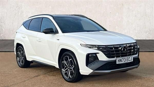 White Used 2023 Hyundai Tucson N Line SUV | £26,591 (A bit pricey) - Image 1/4