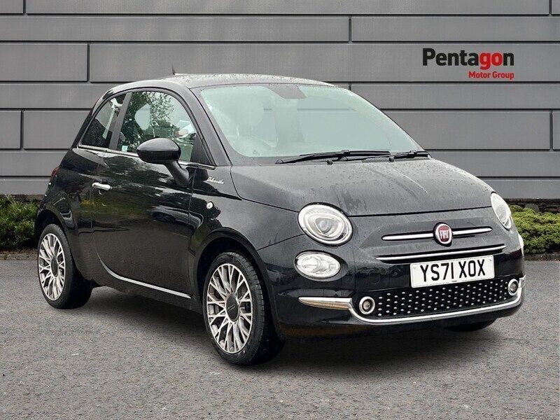 Black Used 2021 Fiat 500 Dolcevita Hatchback | £9,750 (Fair price) - Image 1/4