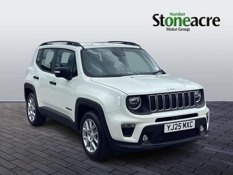 White New 2025 Jeep Renegade Altitude SUV | £25,995 - Image 1/4