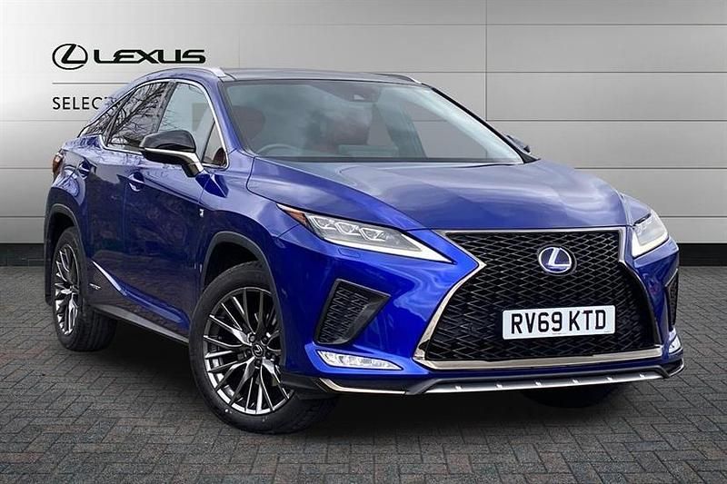 Used Lexus RX450h Sport Line 313 HP (230 kW) 2019 Blue SUV