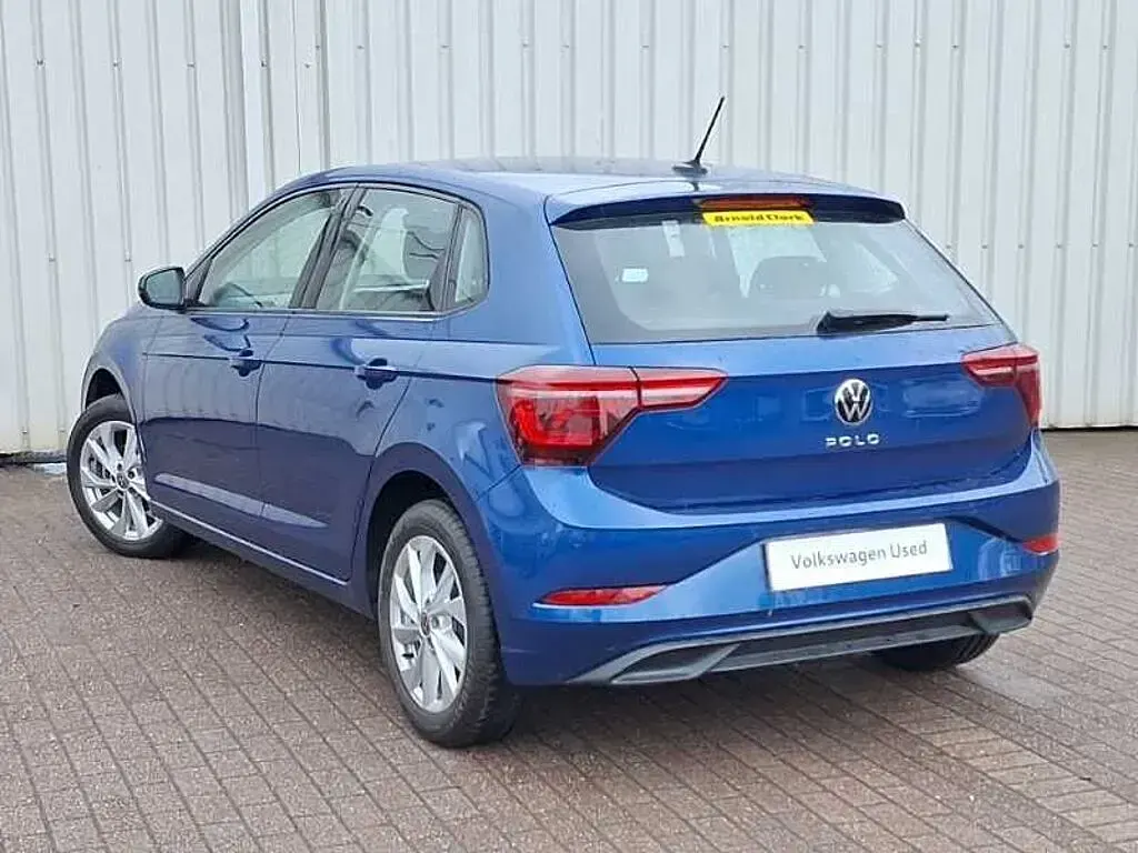 Used VW Polo Style 95 HP (69 kW) 2023 Blue Hatchback