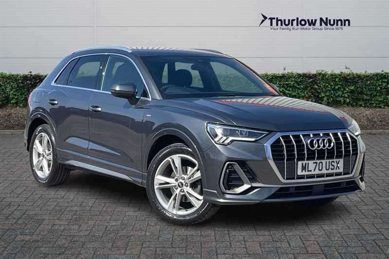 Grey Used 2021 Audi Q3 S-Line SUV | £22,299 (Super price) - Image 1/4