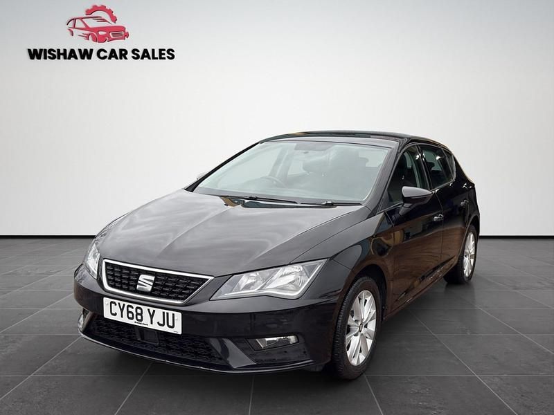 Used Seat Leon SE 130 HP (95 kW) 2019 Black Hatchback