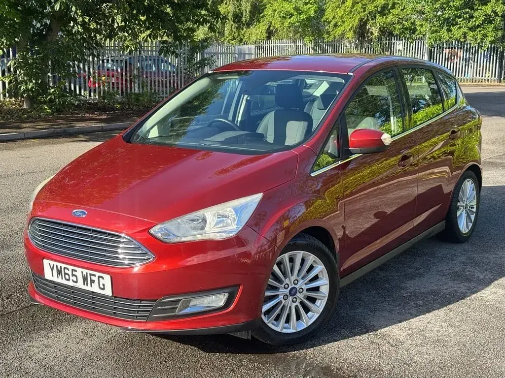 Used Ford C-MAX Titanium 150 HP (110 kW) 2016 Red MPV
