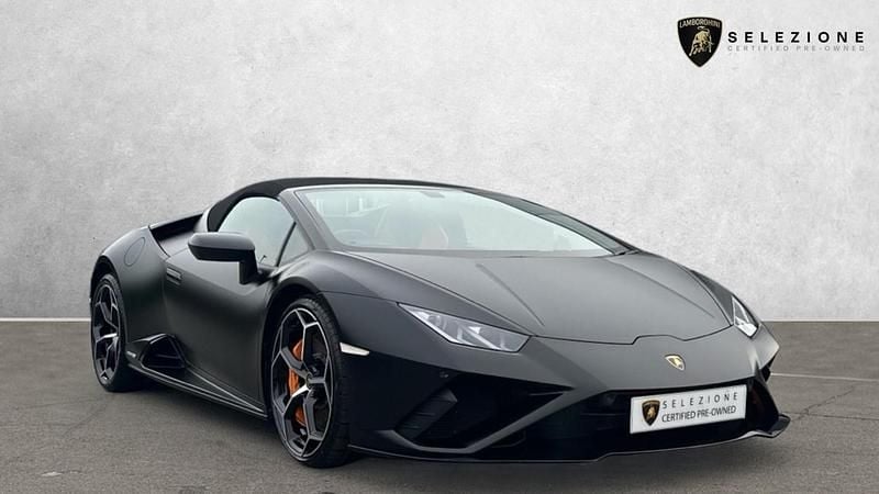 Used Lamborghini Huracán 610 HP (448 kW) 2023 Orange Cabriolet