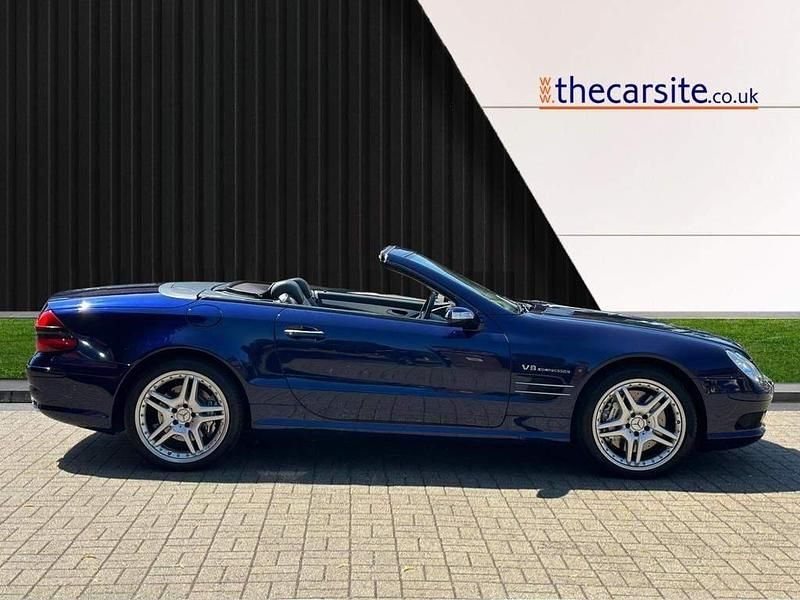 Used Mercedes SL55 AMG AMG 2005 Blue Cabriolet