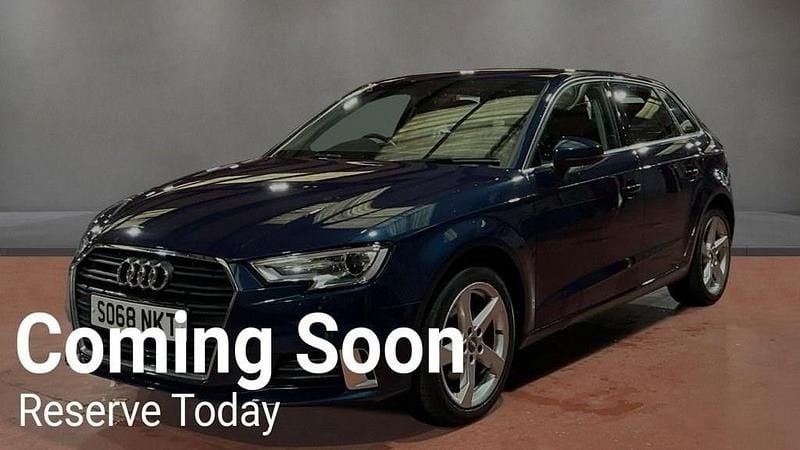 Used Audi A3 Sportback Sport 150 HP (110 kW) 2019 Blue Hatchback