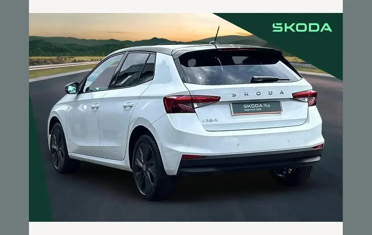 New Skoda Fabia Design Edition 116 HP (85 kW) 2026 White Hatchback