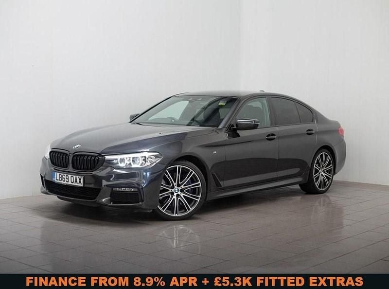Grey Used 2019 BMW 540 M Sport Sedan | £27,390 (Fair price) - Image 1/4