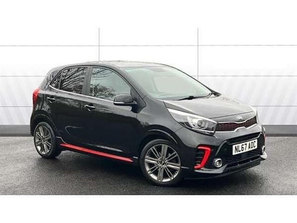 Black Used 2017 Kia Picanto GT-Line Hatchback | £7,819 (Good price) - Image 1/4