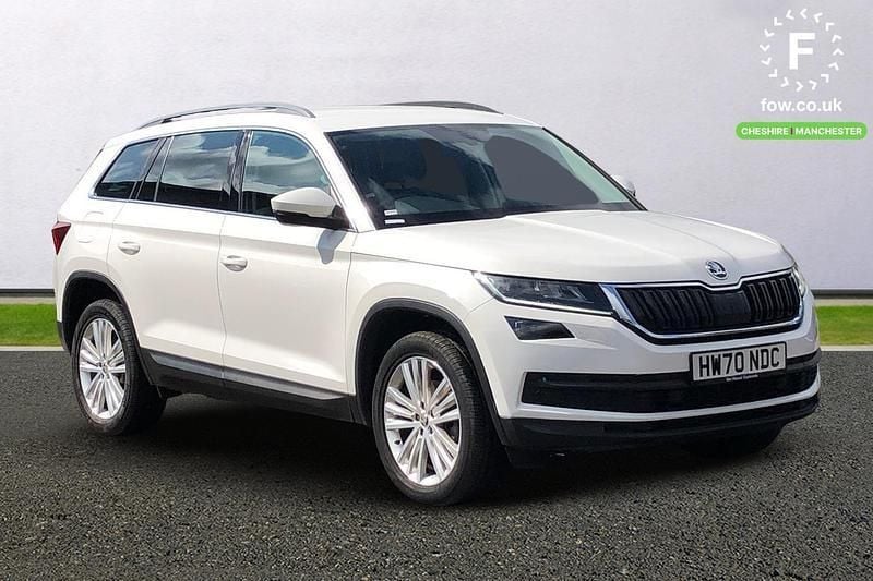 White Used 2020 Skoda Kodiaq SE L SUV | £23,899 (Fair price) - Image 1/3