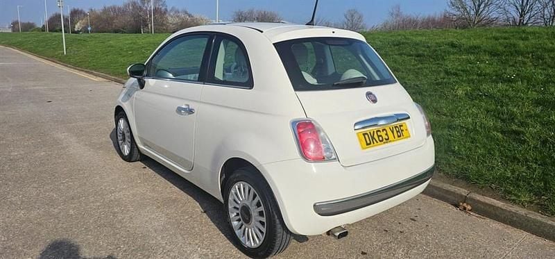 Used Fiat 500 Lounge 2013 White Hatchback
