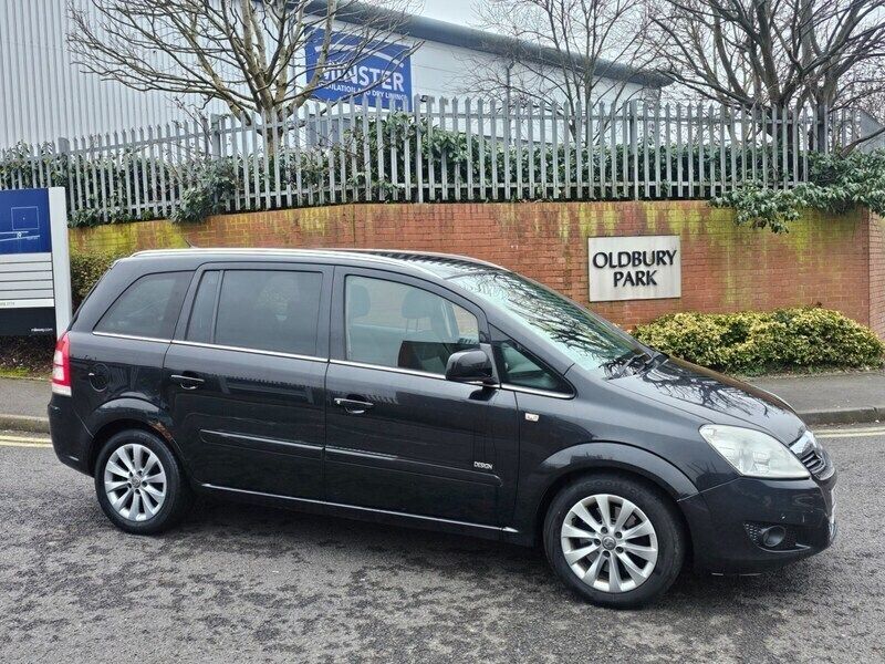 Used Vauxhall Zafira Design Edition 2013 Black MPV
