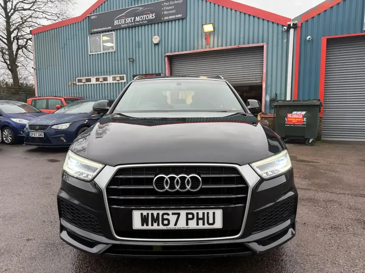 Used Audi Q3 S-Line 150 HP (110 kW) 2018 Black SUV