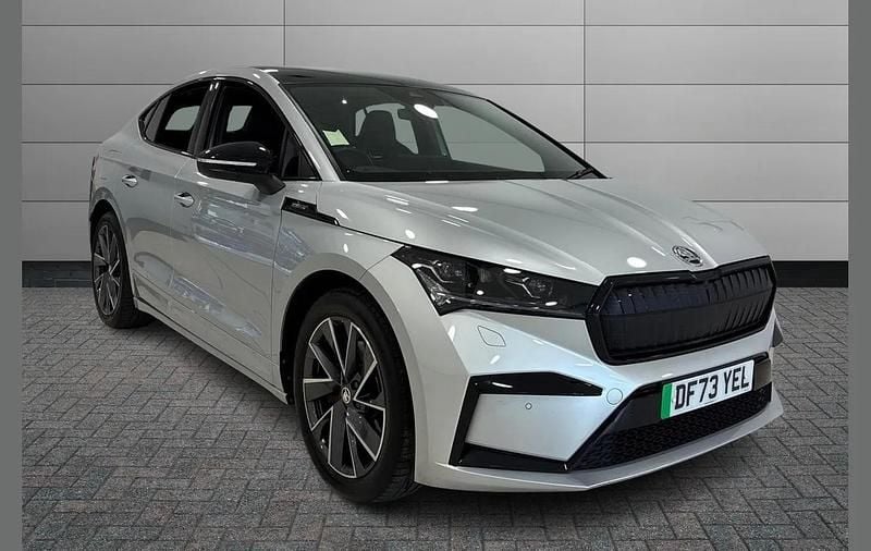 Used Skoda Enyaq iV SportlinePlus 194 kW (265 HP) 2023 Brilliant silver metallic SUV