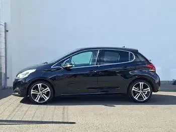 Used Peugeot 208 GT-line 109 HP (80 kW) 2019 Black Hatchback