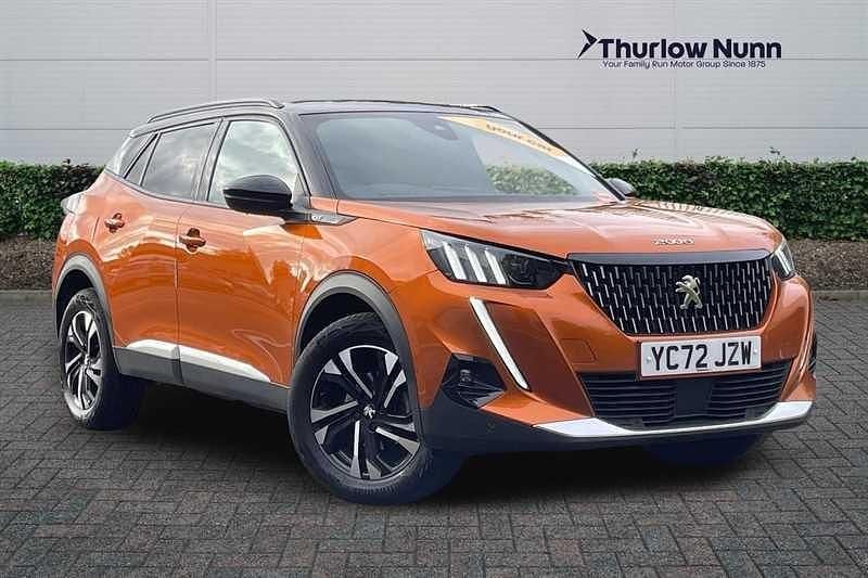 Orange Used 2022 Peugeot 2008 GT SUV | £16,149 (Fair price) - Image 1/4