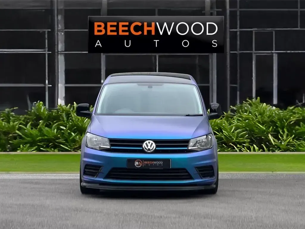 Used VW Caddy Trendline 122 HP (89 kW) 2018 Blue MPV