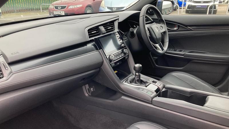 Used Honda Civic EX 126 HP (92 kW) 2021 Blue Hatchback