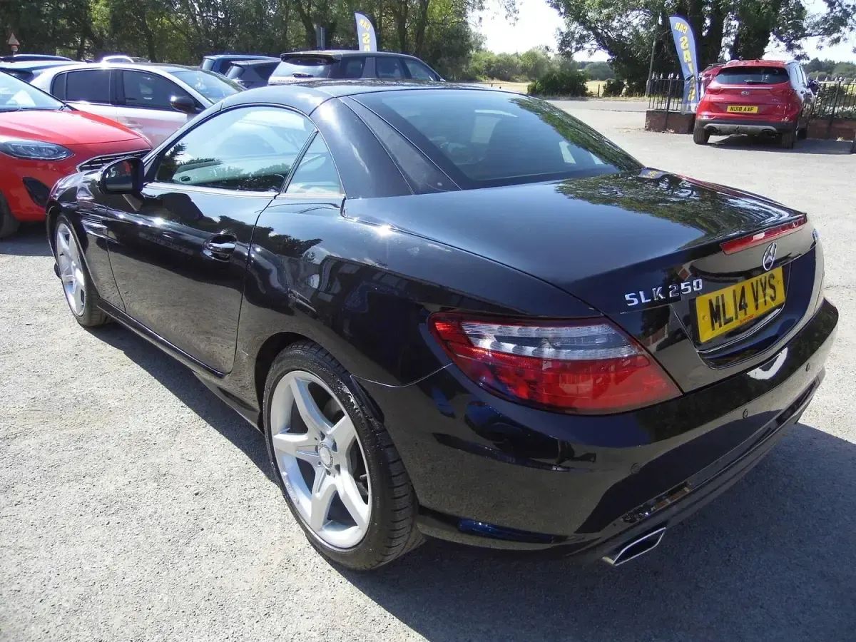 Used Mercedes SLK250 AMG 204 HP (150 kW) 2014 Black Cabriolet