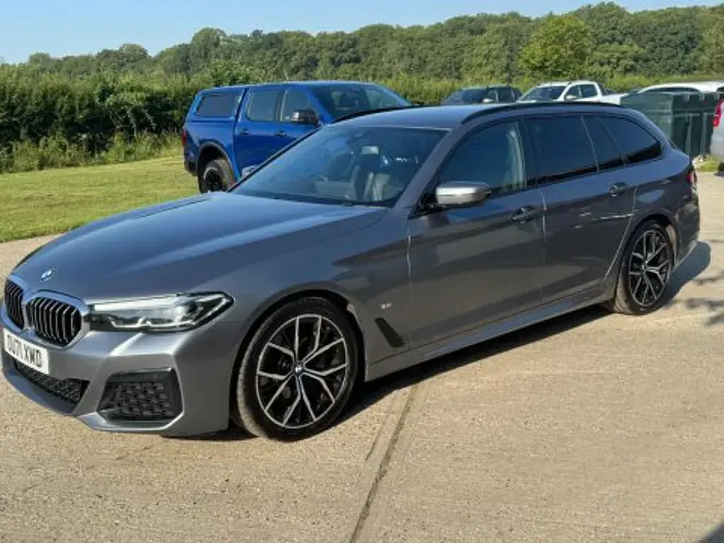 Used BMW 520 M Sport 2021 Blue Sedan