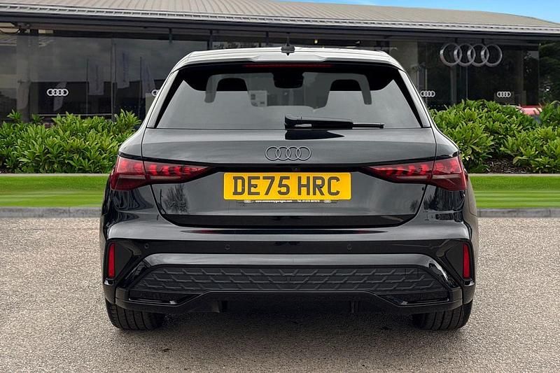 Used Audi A3 Sportback Black Edition 150 HP (110 kW) 2025 Black Hatchback