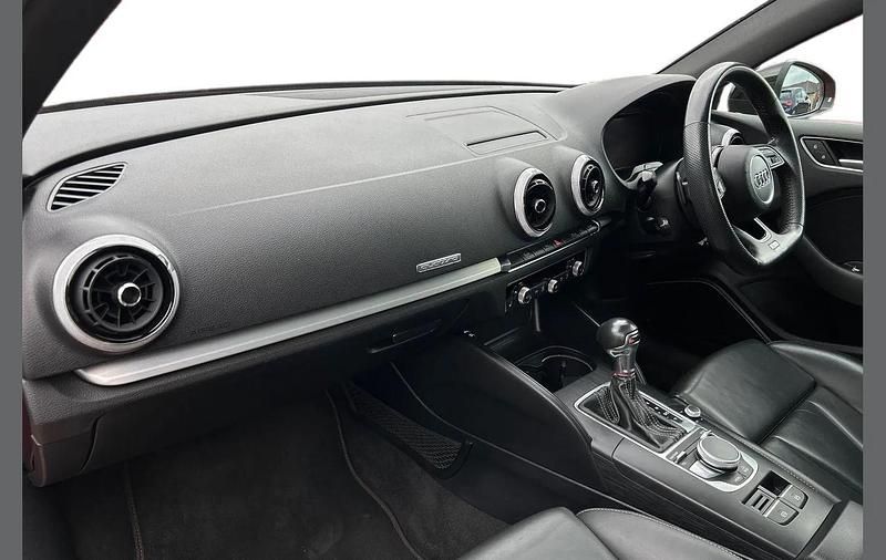 Used Audi S3 Sportback Black Edition 306 HP (225 kW) 2018 Red Hatchback