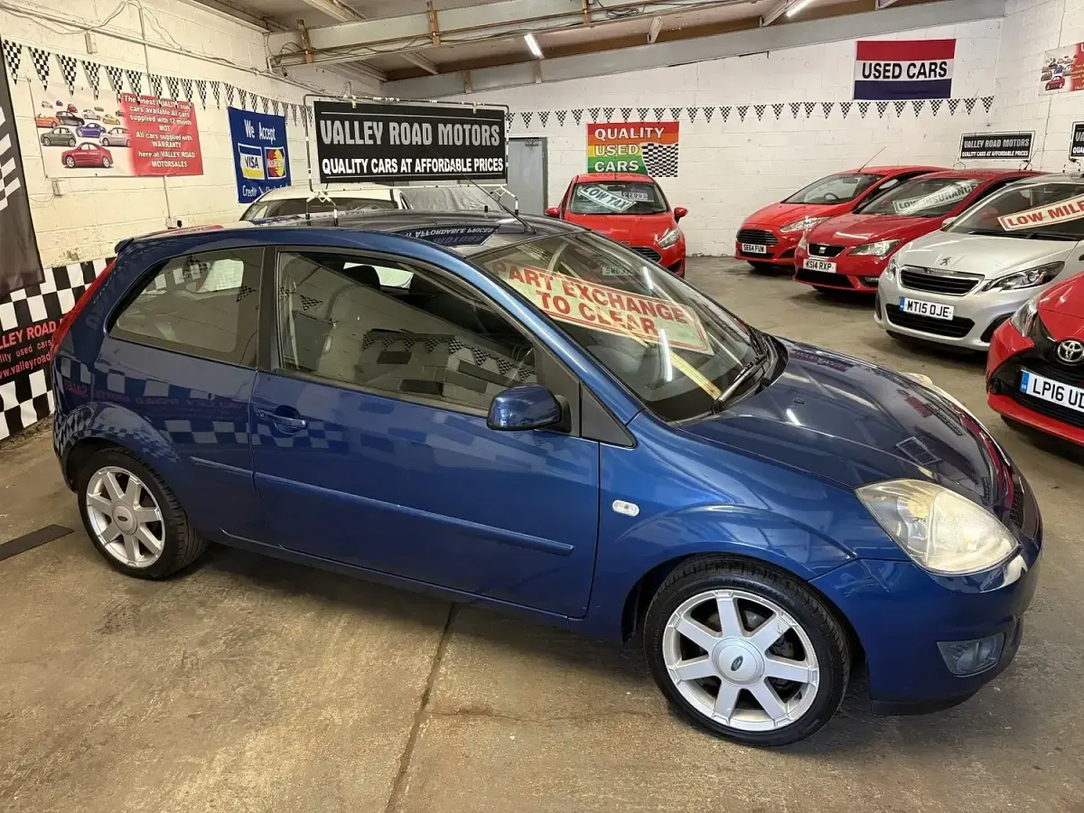 Used Ford Fiesta Zetec 2008 Blue Hatchback