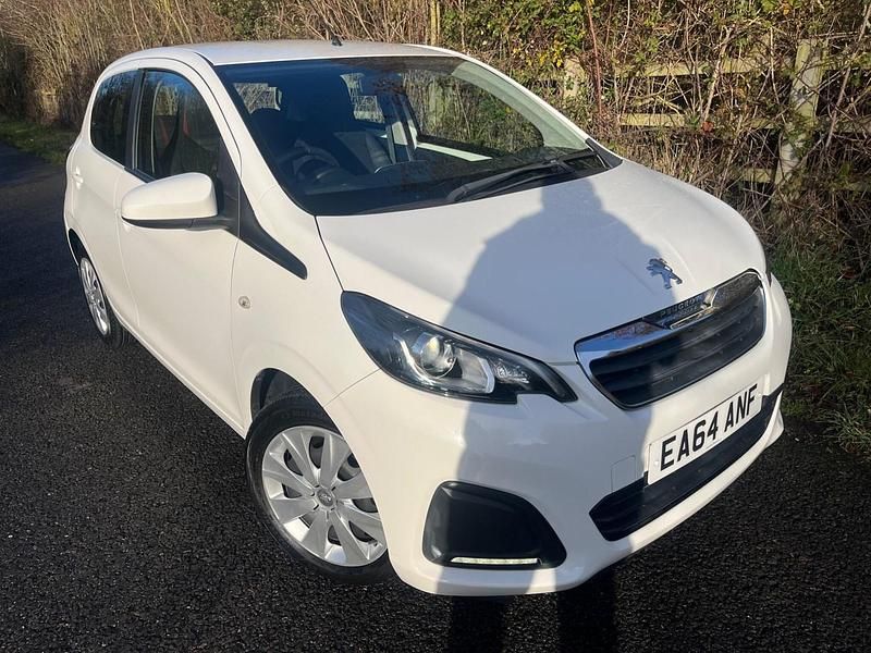 White Used 2014 Peugeot 108 Active Hatchback | £7,690 (Fair price) - Image 1/4