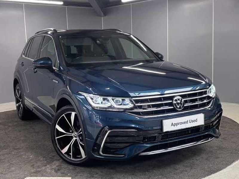 Blue Used 2023 VW Tiguan R-line SUV | £29,565 (A bit pricey) - Image 1/4