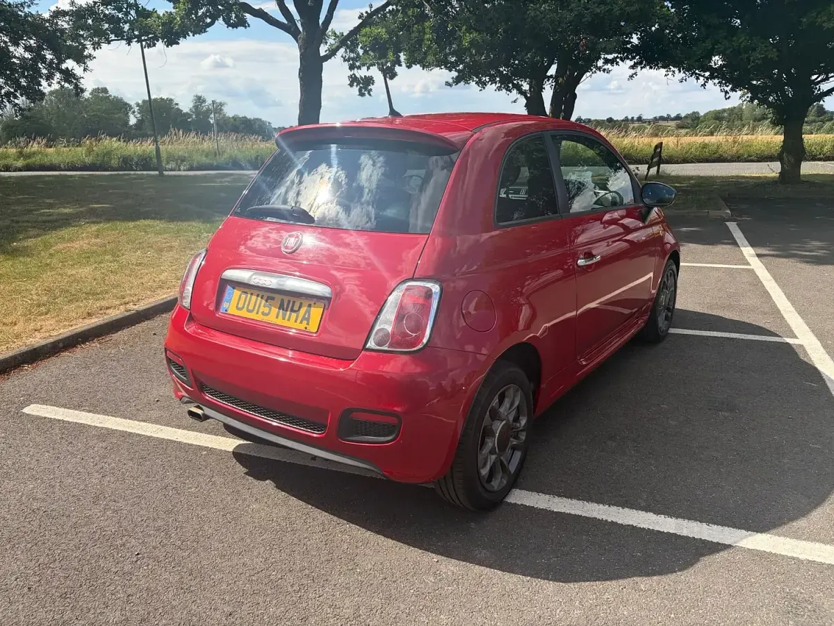 Used Fiat 500 S 69 HP (50 kW) 2015 Red Hatchback