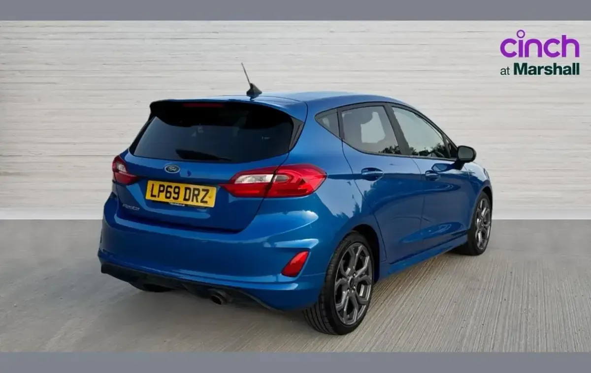 Used Ford Fiesta ST-Line X 125 HP (91 kW) 2019 Blue Hatchback