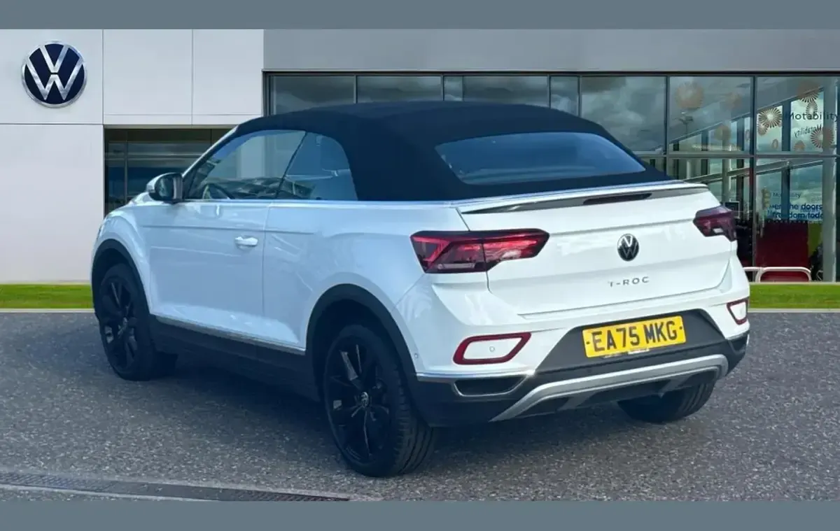 New VW T-Roc Cabriolet Style 147 HP (108 kW) 2025 White Cabriolet