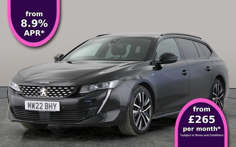 Black Used 2022 Peugeot 508 GTi Estate | £17,739 (Fair price) - Image 1/3