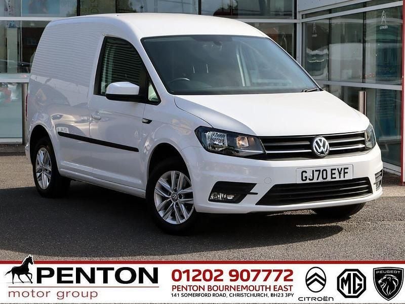 White Used 2020 VW Caddy Highline MPV | £13,990 (Expensive) - Image 1/4