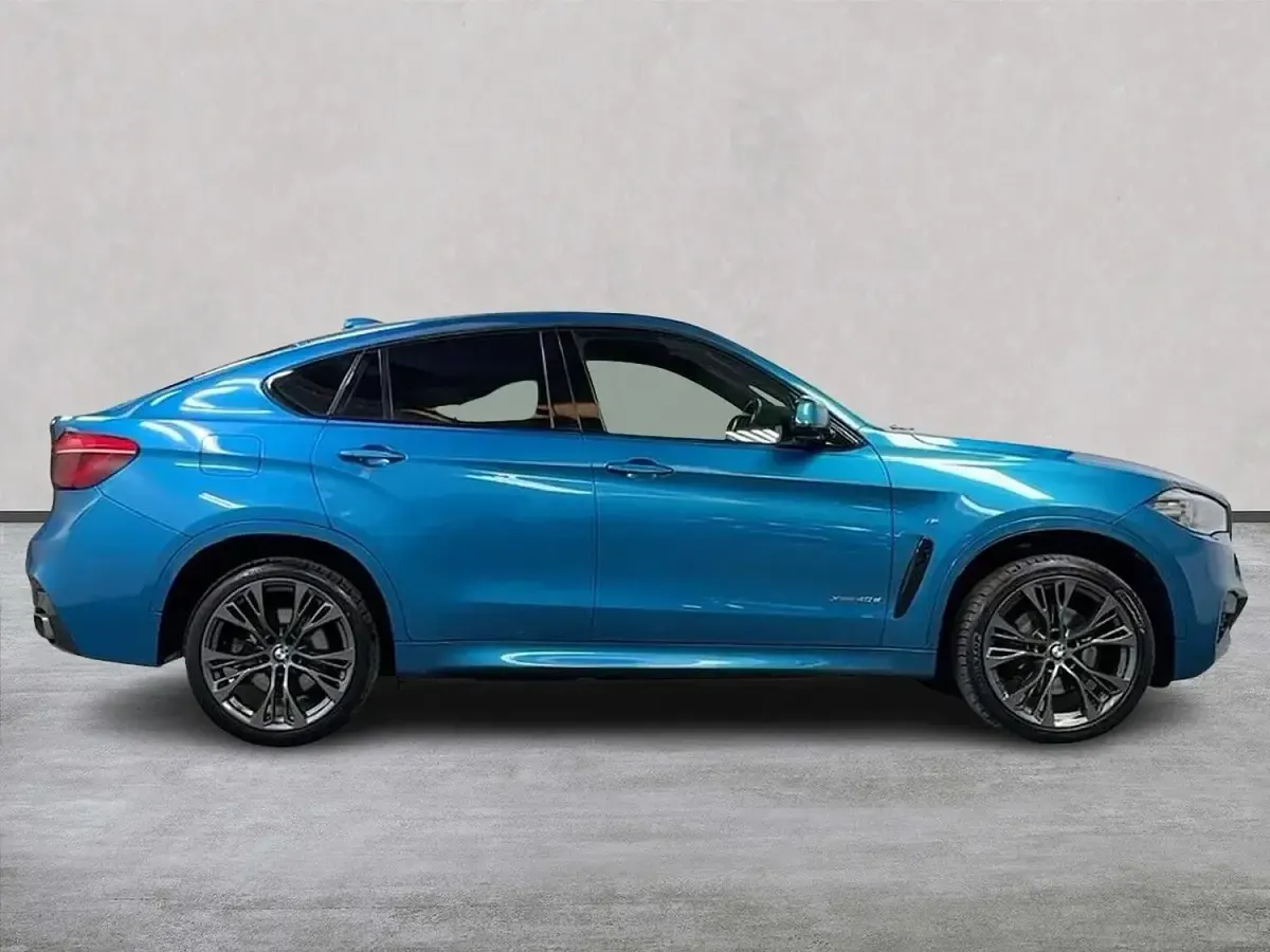 Used BMW X6 M Sport 313 HP (230 kW) 2018 Blue SUV