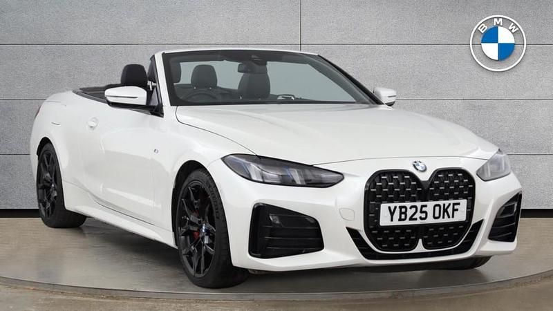 White Used 2025 BMW 420 M Sport Cabriolet | £43,950 (Fair price) - Image 1/4